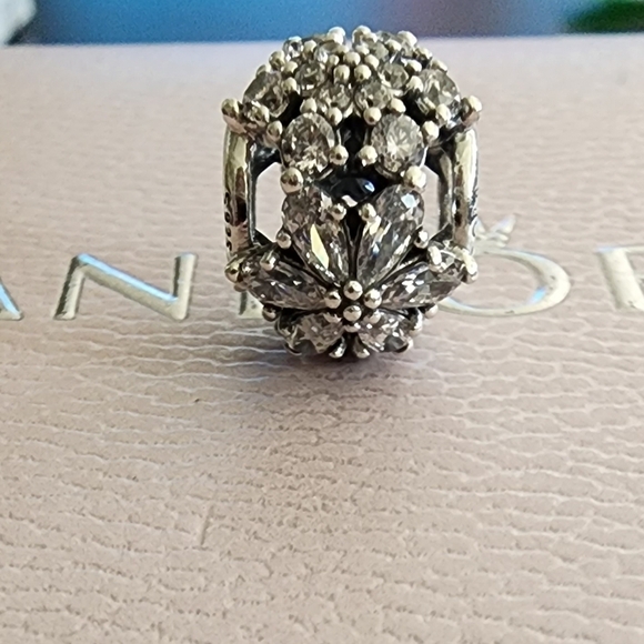 Pandora Sparkling Herbarium Cluster Round Charm - Picture 5 of 10